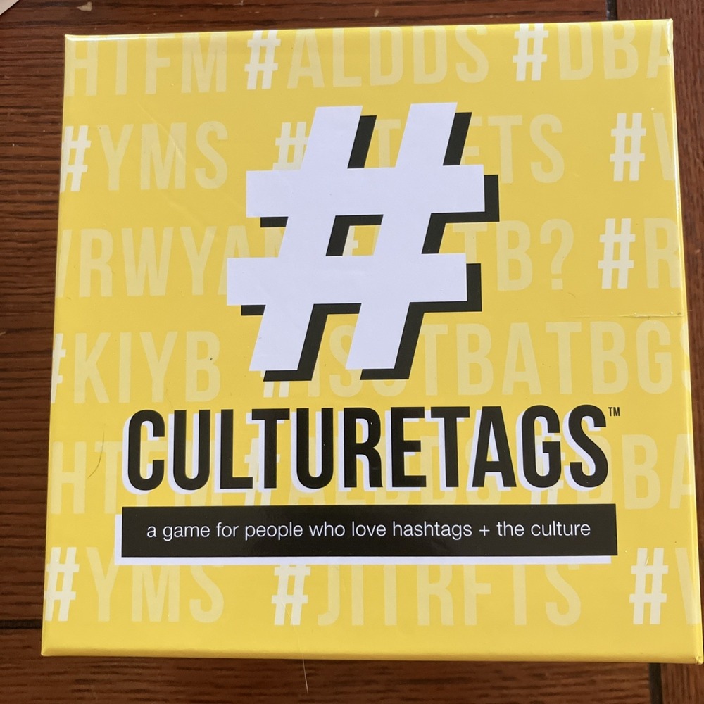 #Culture Tags Game Age 13+ A Game for People Who Love Hashtags New Sealed
